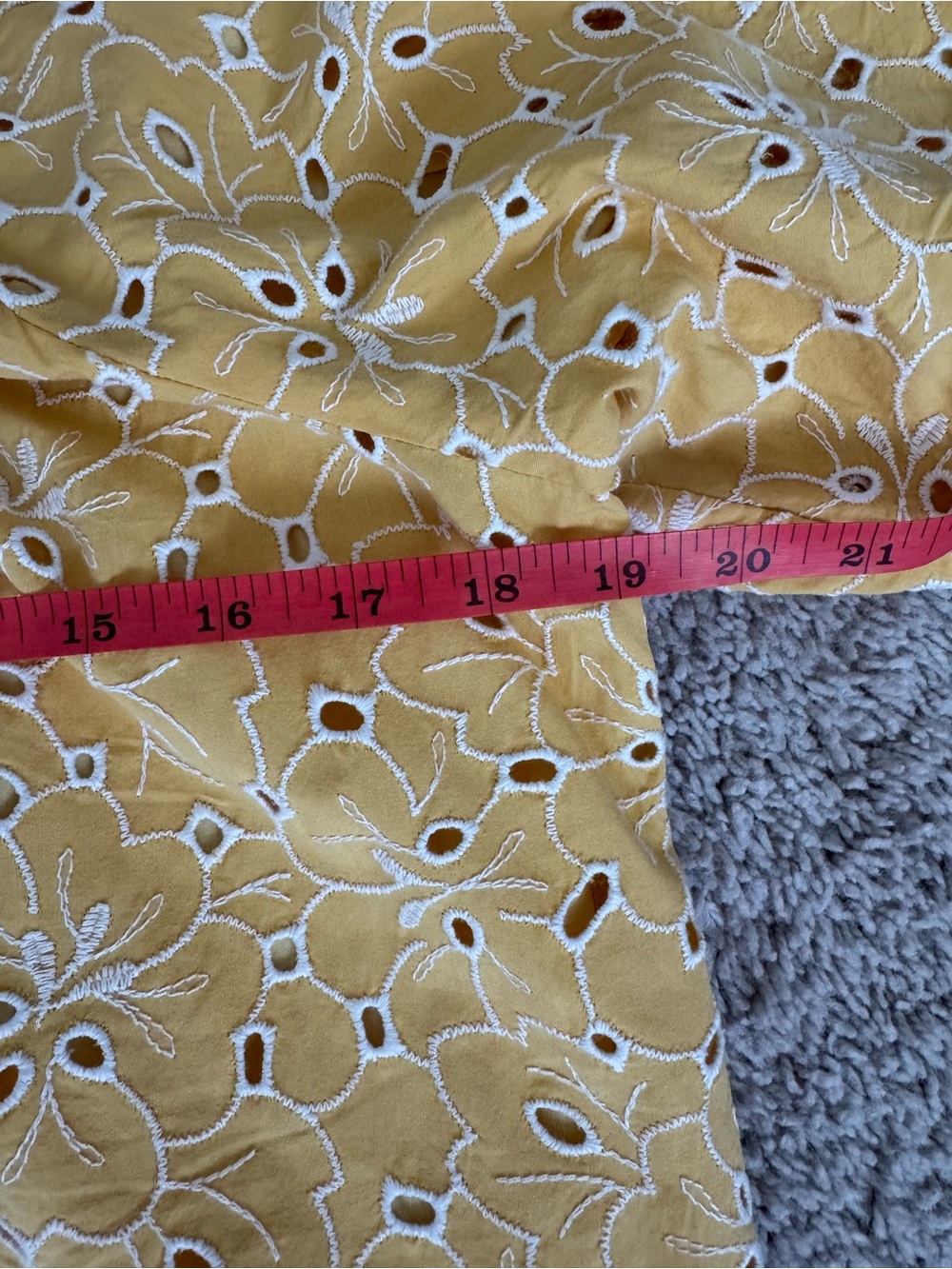 Sezane Lois Blouse Jaune Ecru - Size 6 - Picture 8 of 8